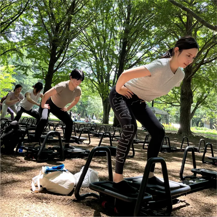 PARK LAGREE FITNESS 〜秋風を感じる開放的な空間で、有酸素も筋トレもストレッチも〜